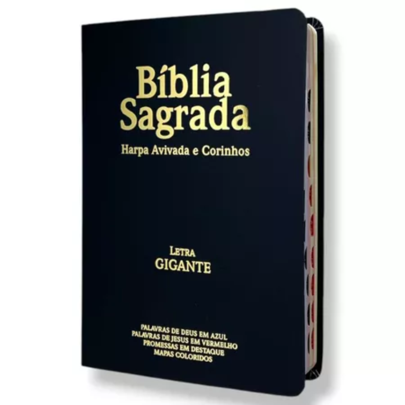 BÍBLIA SAGRADA - LETRA GIGANTE COR PRETA